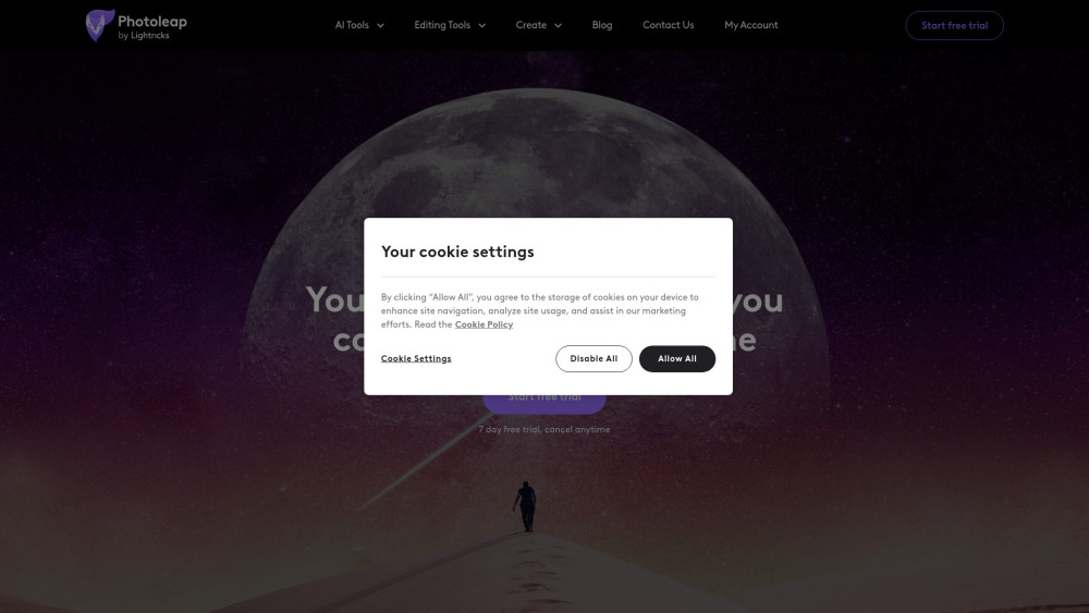 Photoleap website screenshot