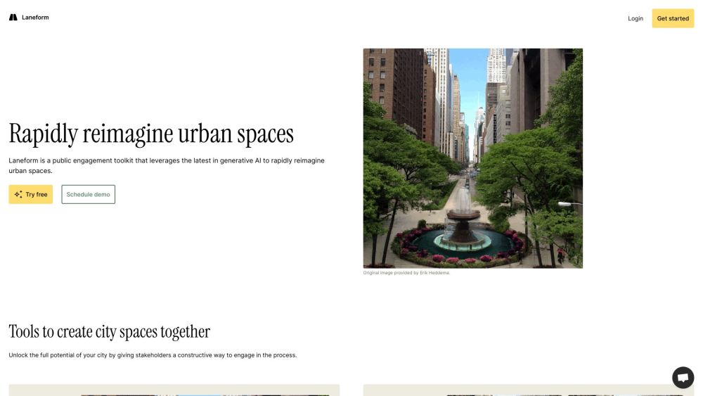 L website screenshot