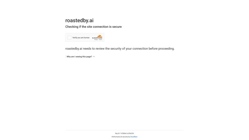 Roastedby Ai website screenshot