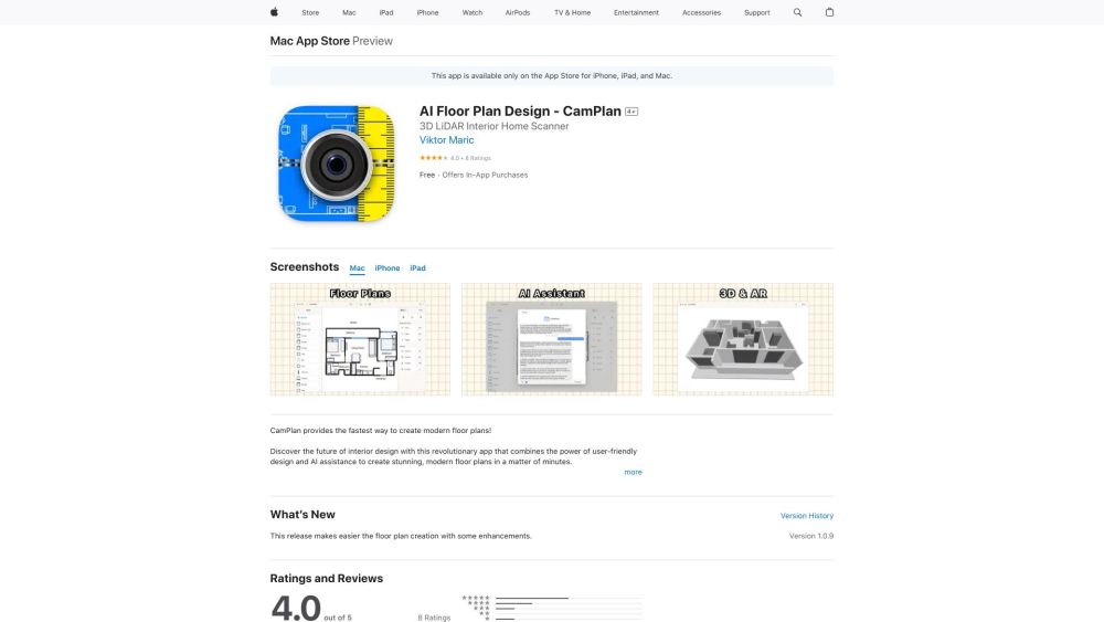 Camplan Ai website screenshot