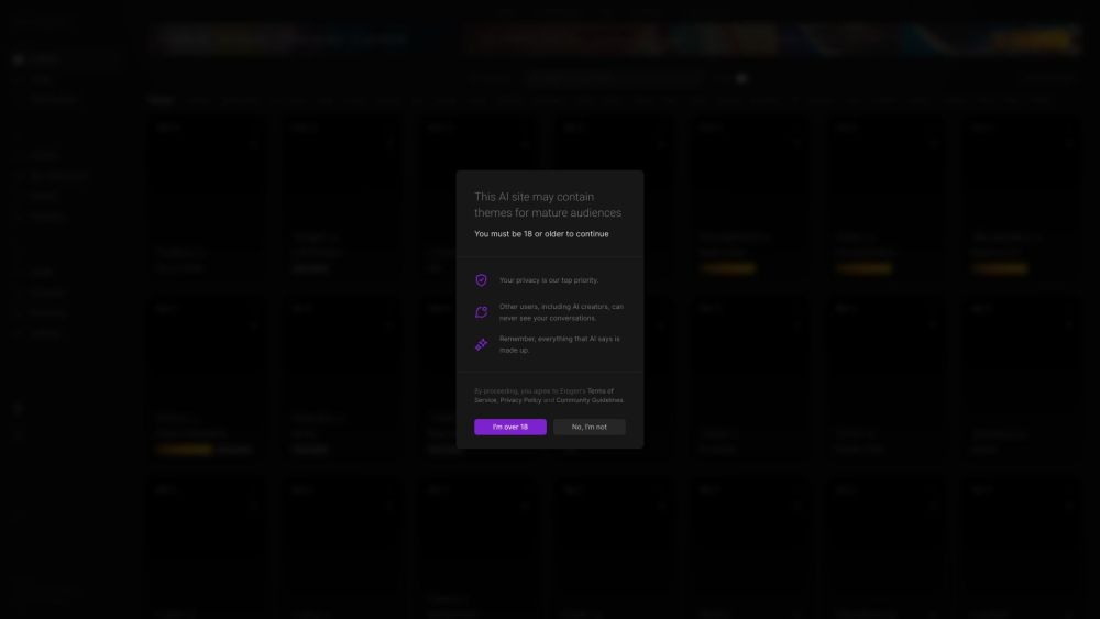 Erogen website screenshot