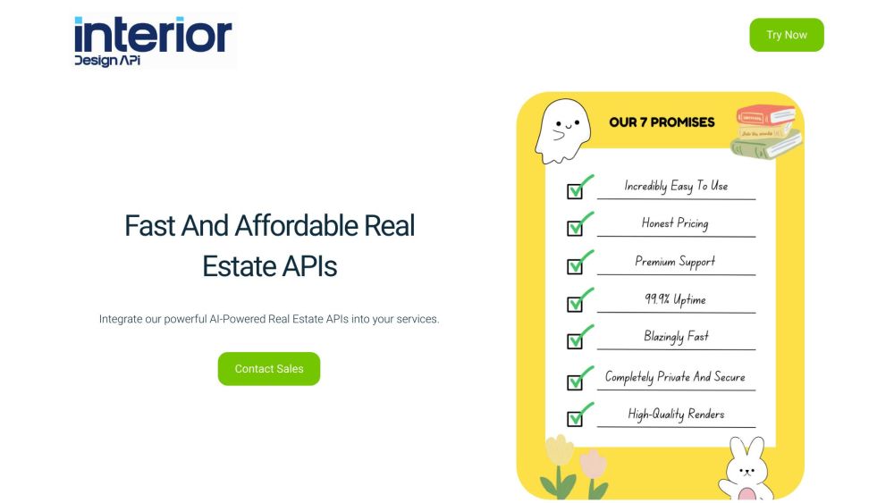 I website screenshot