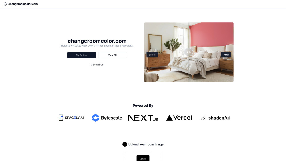 Changeroomcolor Com website screenshot