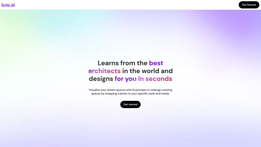 Luw Ai website screenshot