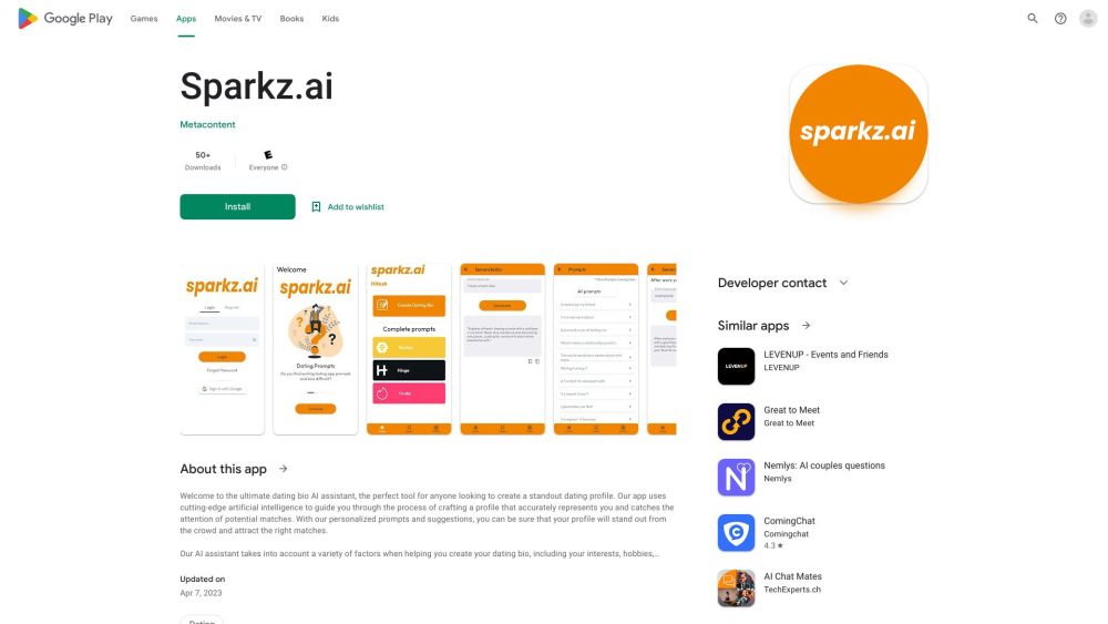 S website screenshot