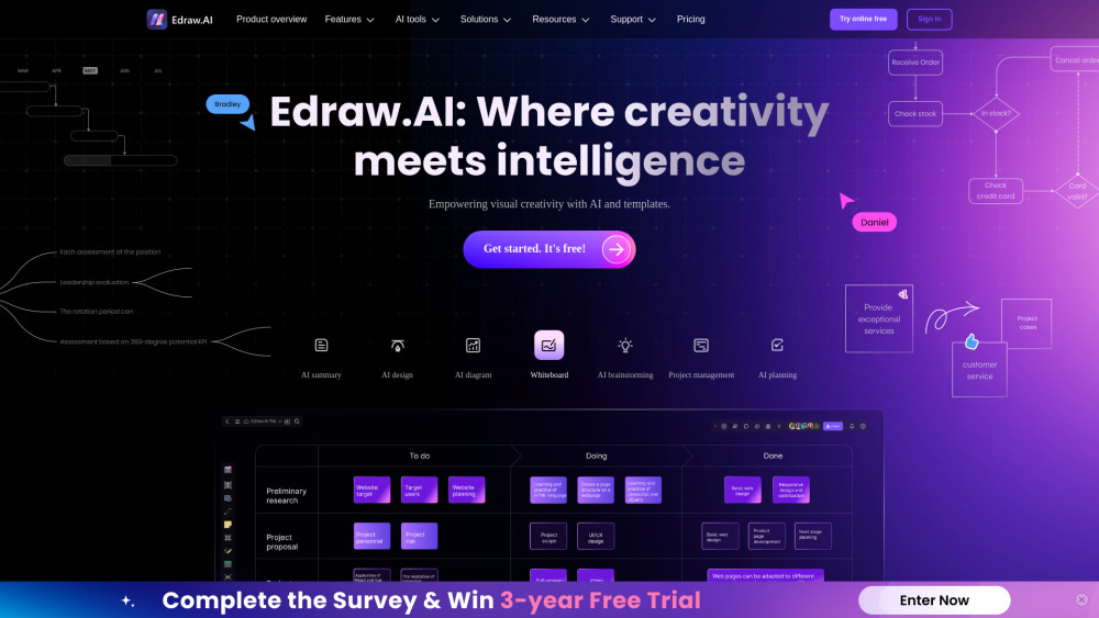 Edraw Ai website screenshot