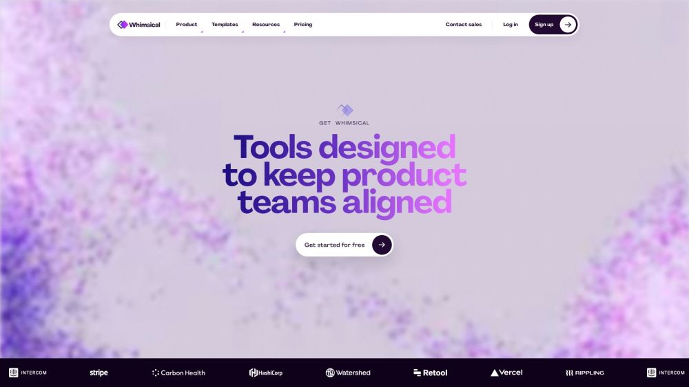 Whimsical website screenshot