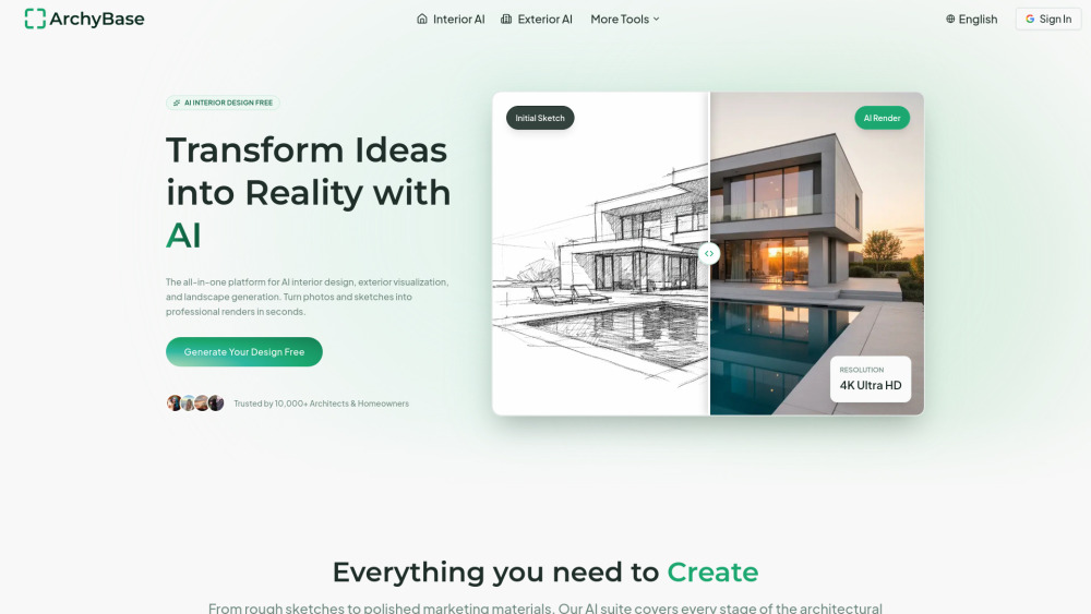 Archybase website screenshot