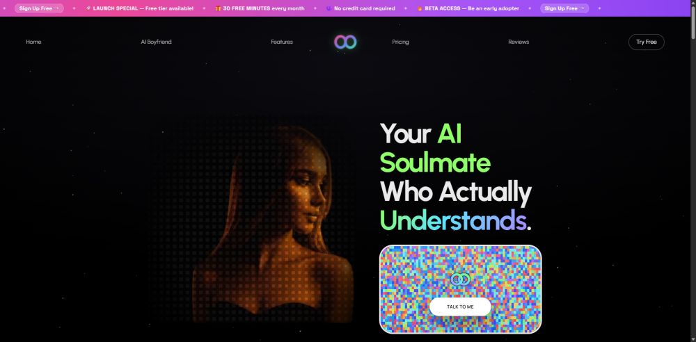 Solm8 Ai website screenshot