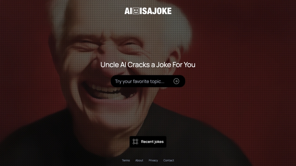 A website screenshot