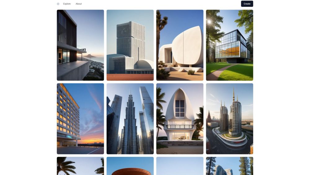Arch E website screenshot