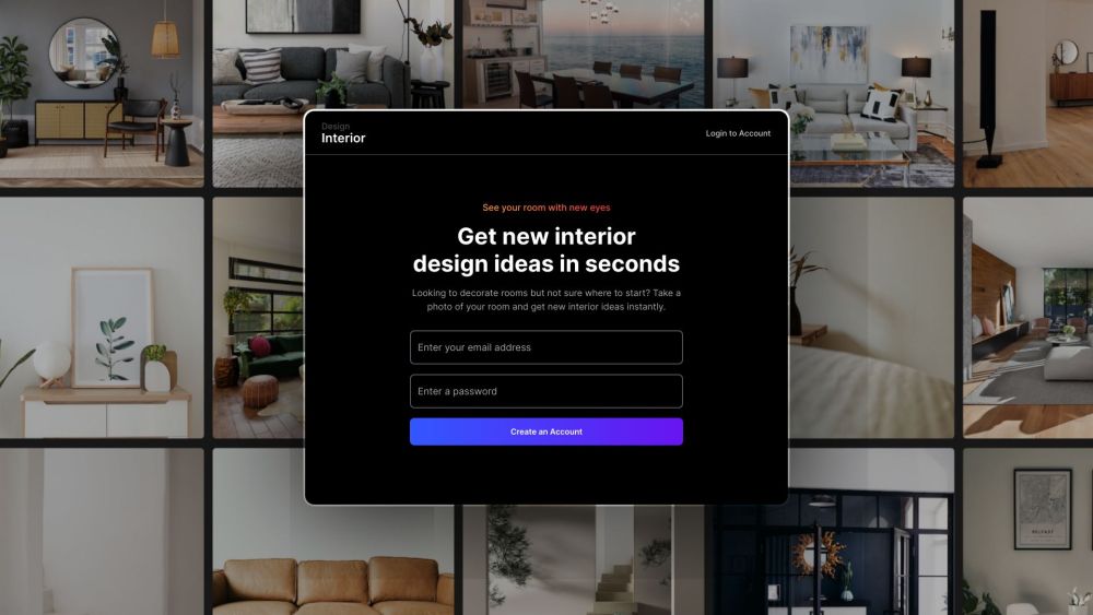 Decorai website screenshot