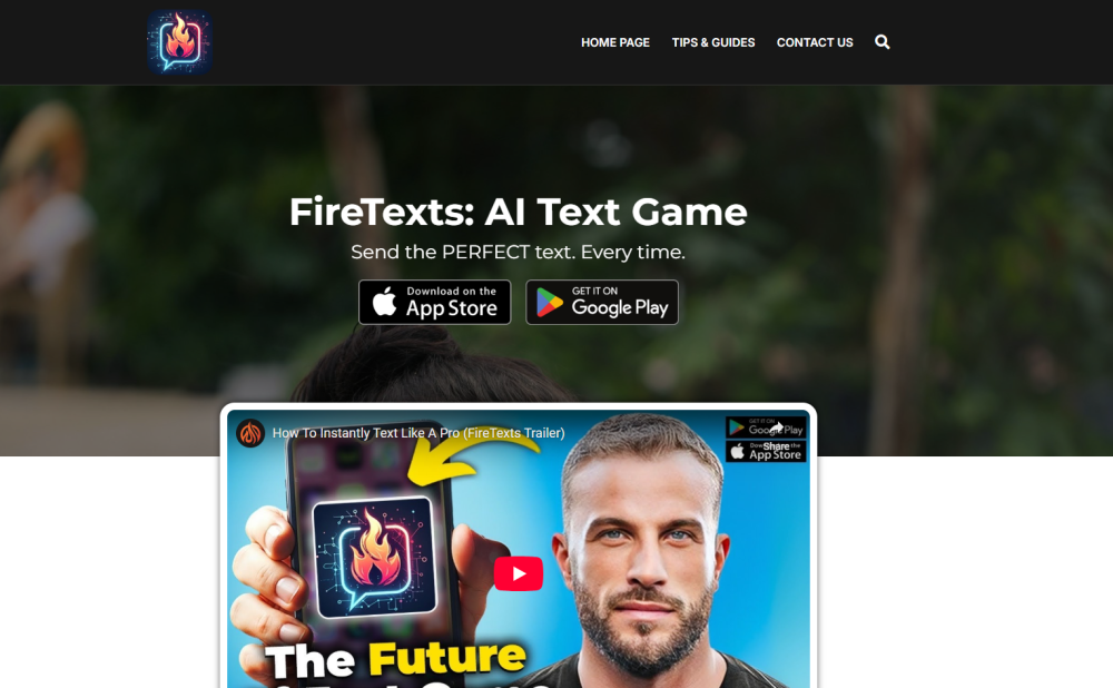 Firetexts 1 website screenshot