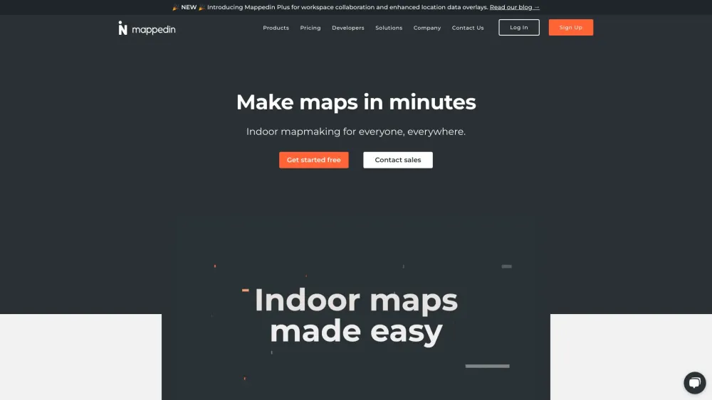 Mappedin Com website screenshot