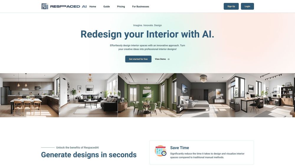 R website screenshot