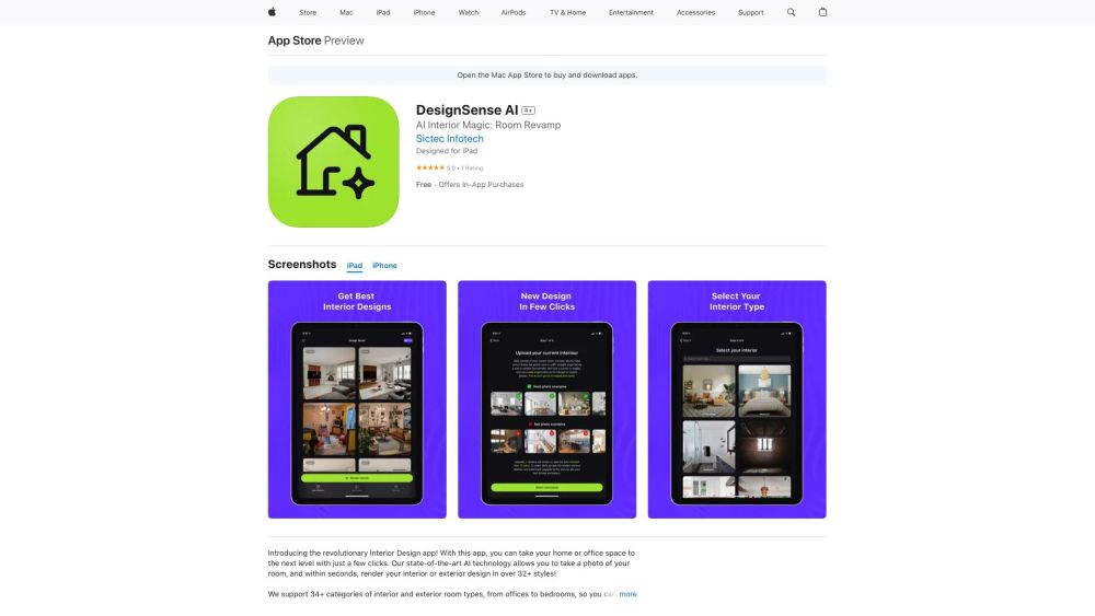 Designsense Ai website screenshot