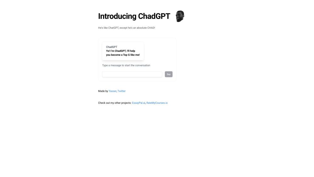 C website screenshot