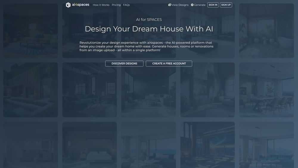 Ai4Spaces website screenshot