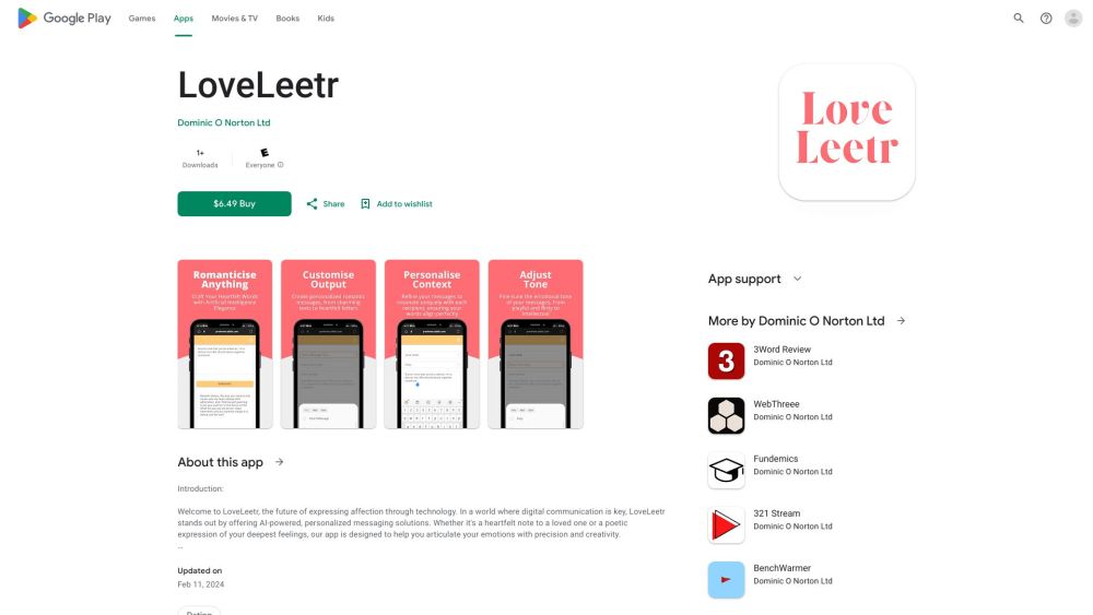 L website screenshot