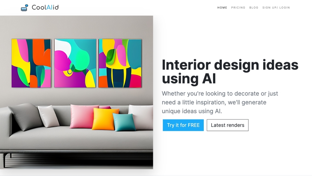 Coolaiid website screenshot