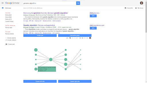 Scientific Paper Advisor website screenshot