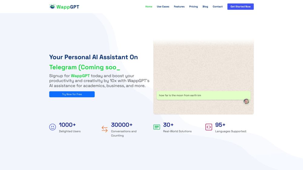 Wappgpt website screenshot