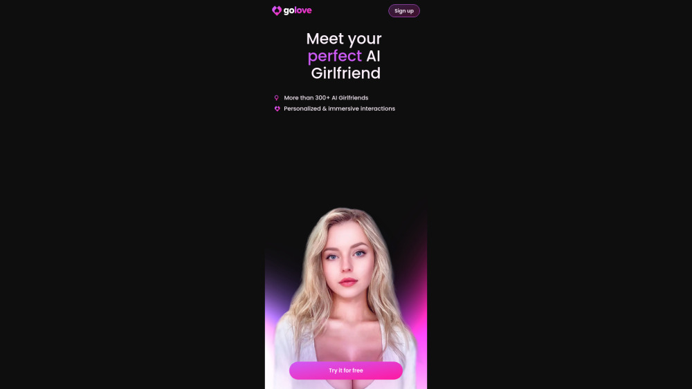 Golove website screenshot