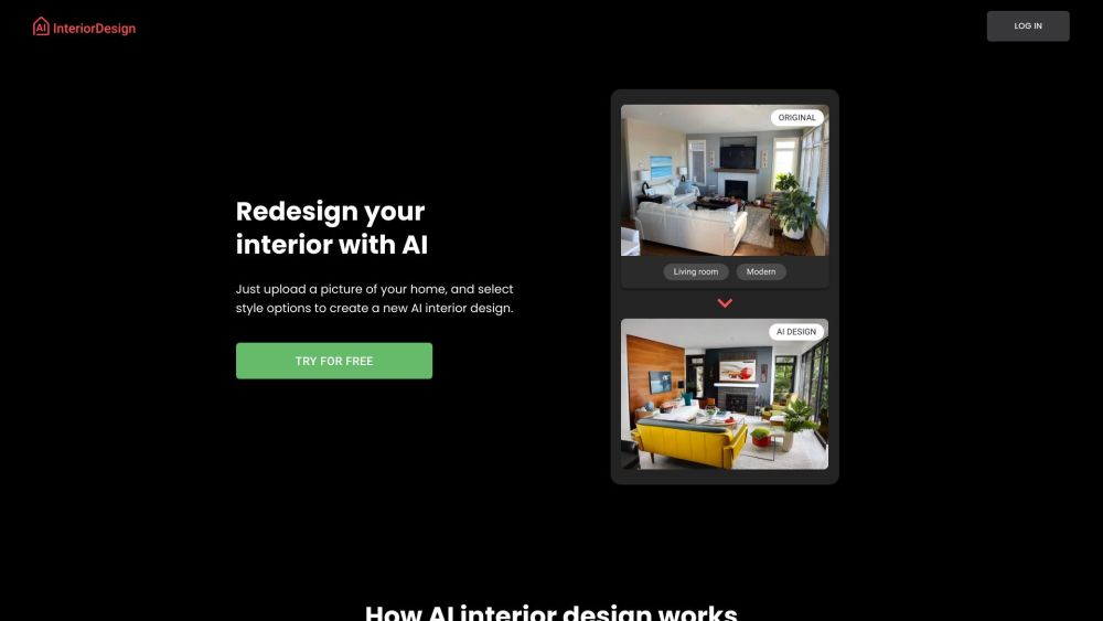 A website screenshot