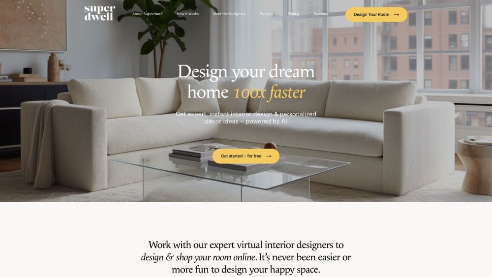 Superdwell Ai website screenshot