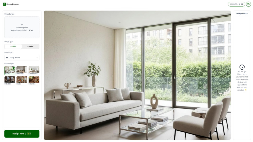 Housedesign website screenshot