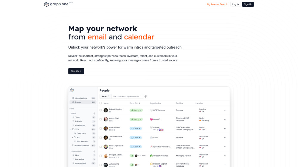 Graph One website screenshot