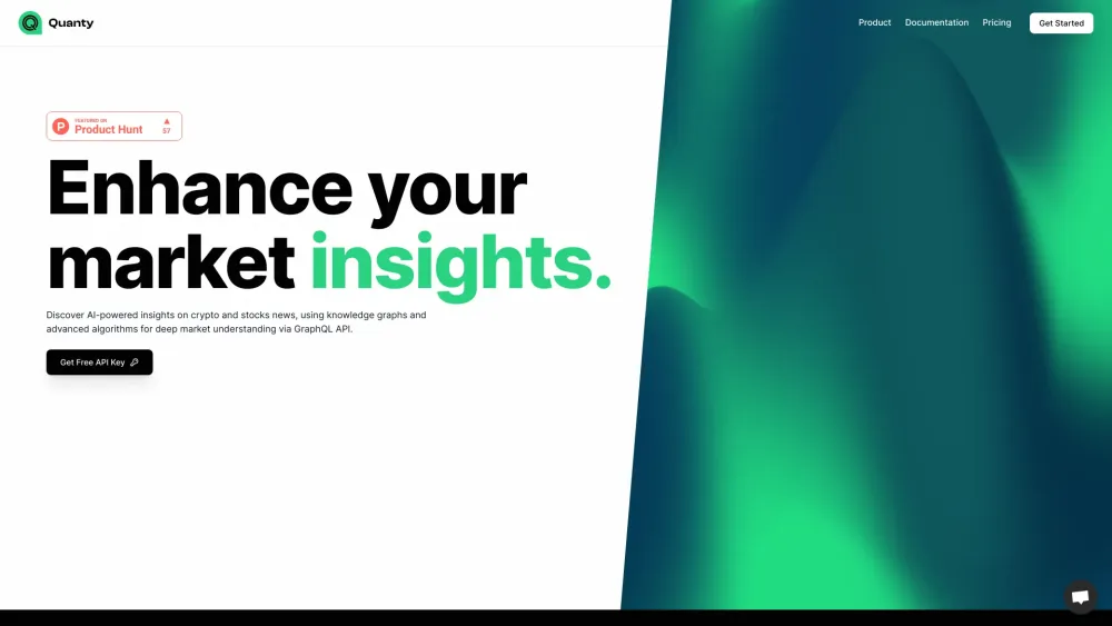 Quanty website screenshot