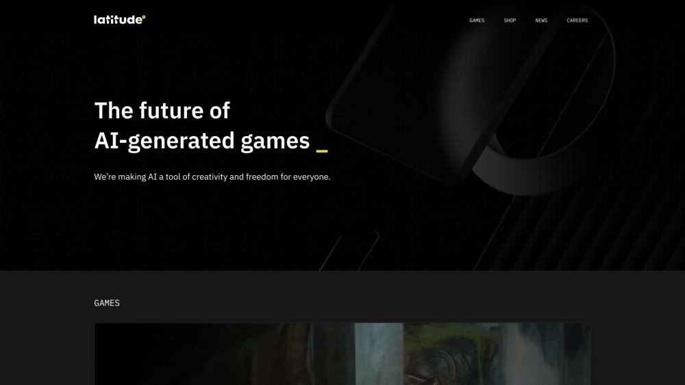 Latitude Io website screenshot