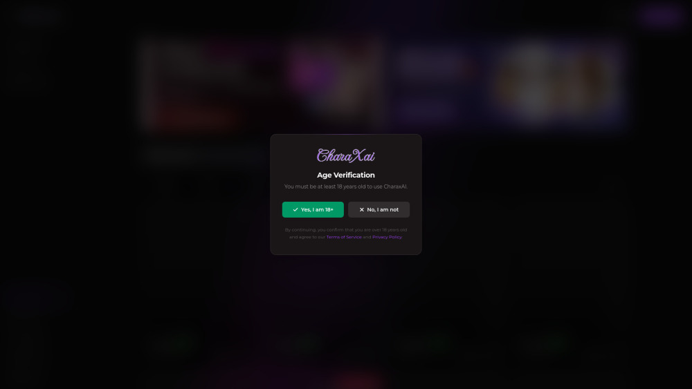 Charaxai website screenshot