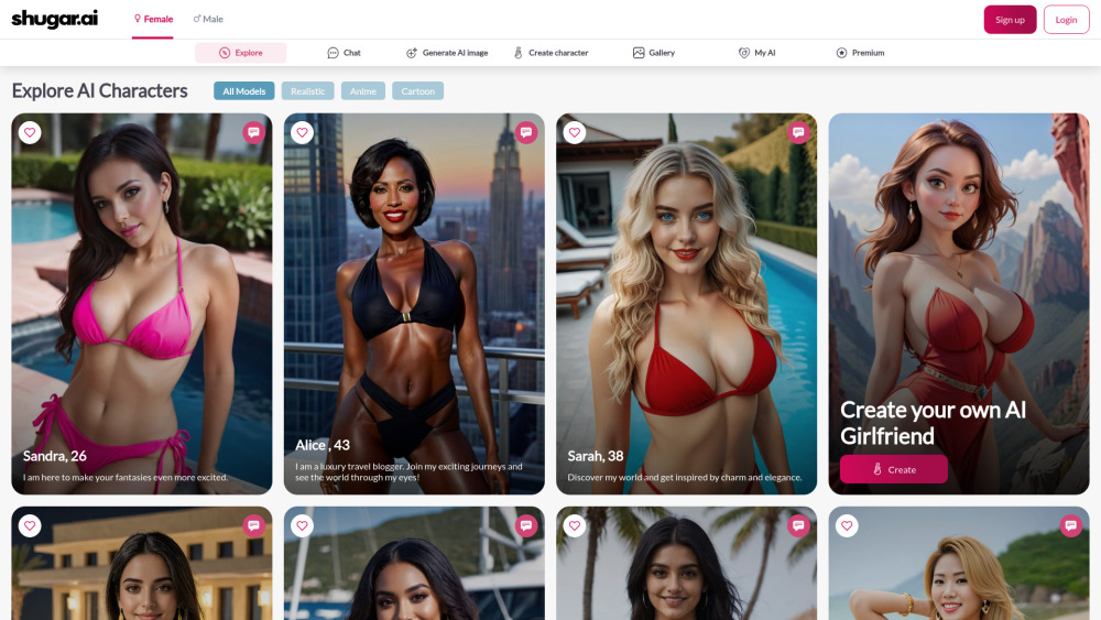 Shugar AI website screenshot