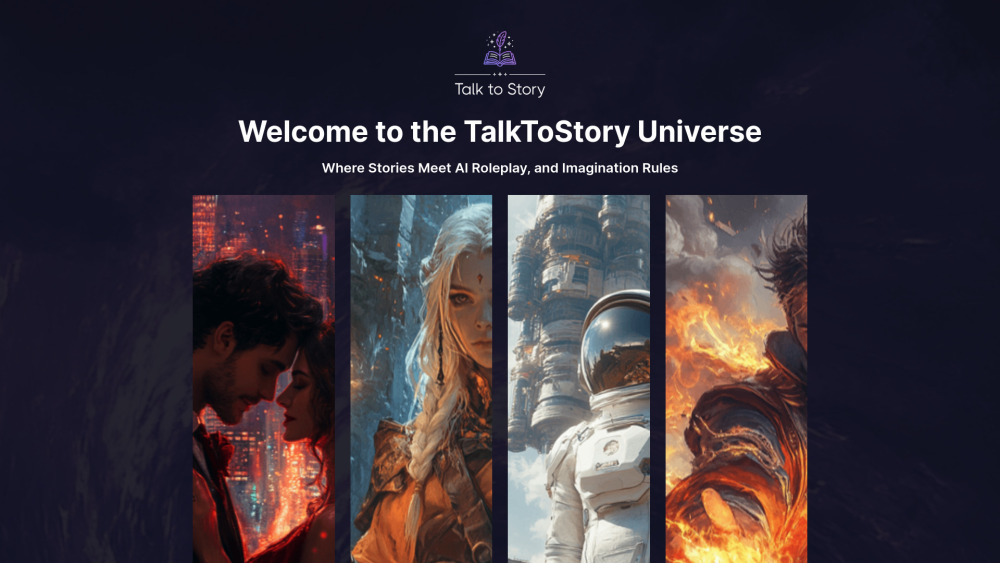Talktostory Ai website screenshot