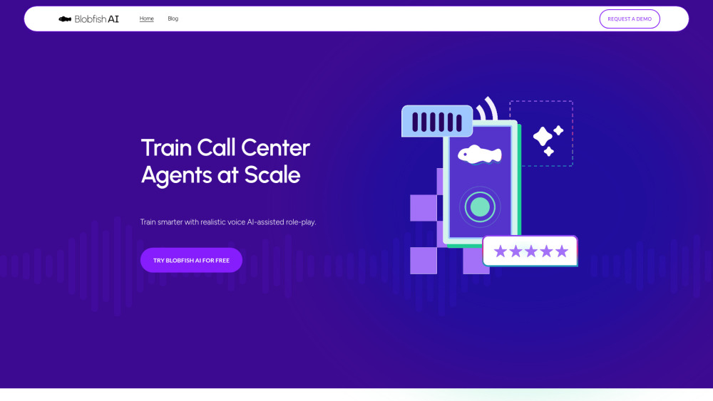 Blobfish Ai 1 website screenshot