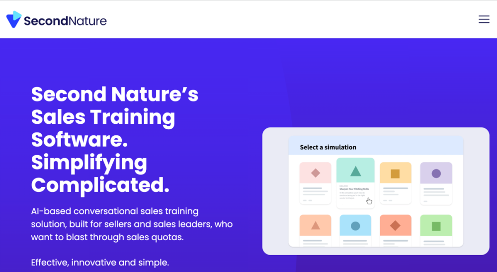 Second Nature Ai website screenshot