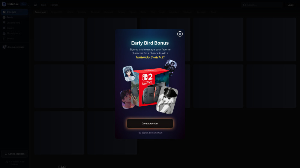 Bubio Ai website screenshot