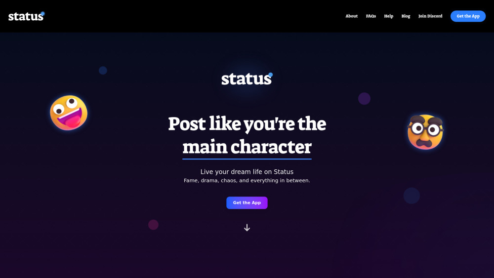 Status Ai website screenshot