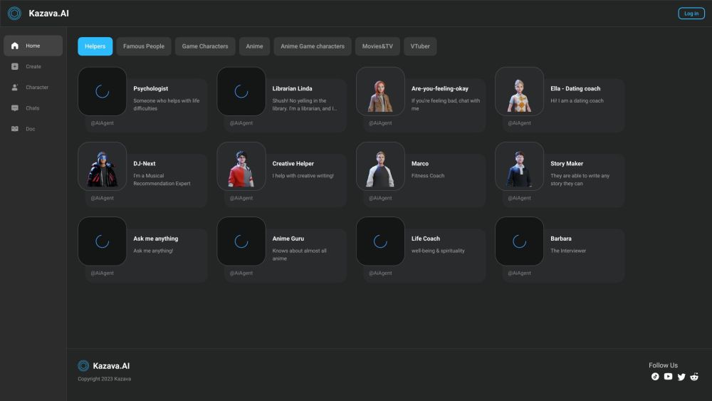Kazava website screenshot