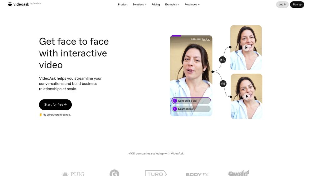 Videoask Com website screenshot