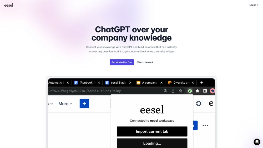 EeselAI website screenshot