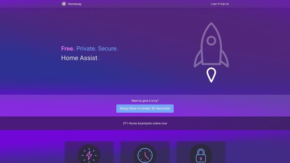Homeway website screenshot