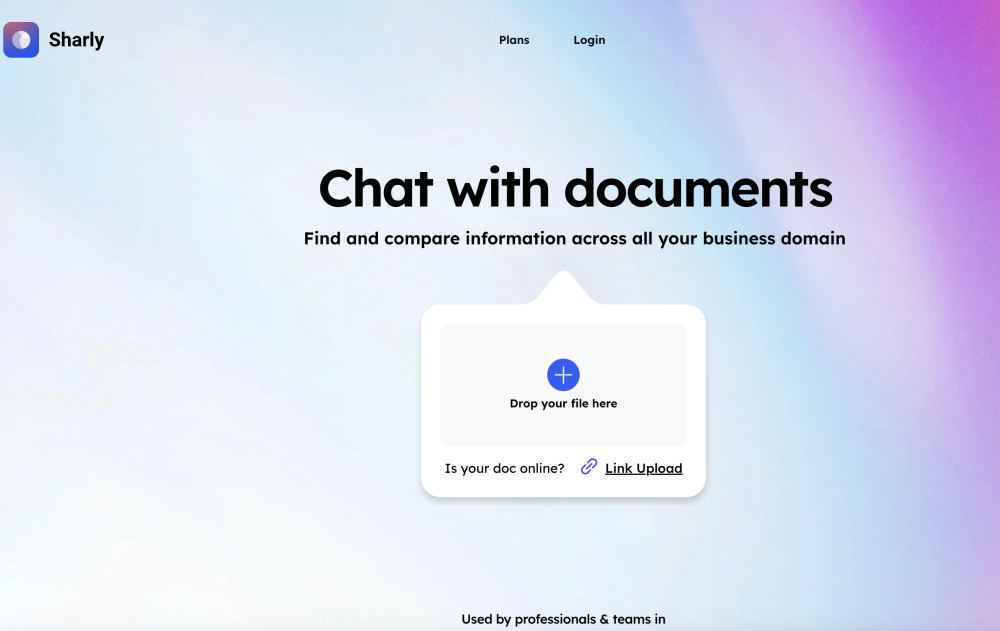 Sharly Ai website screenshot