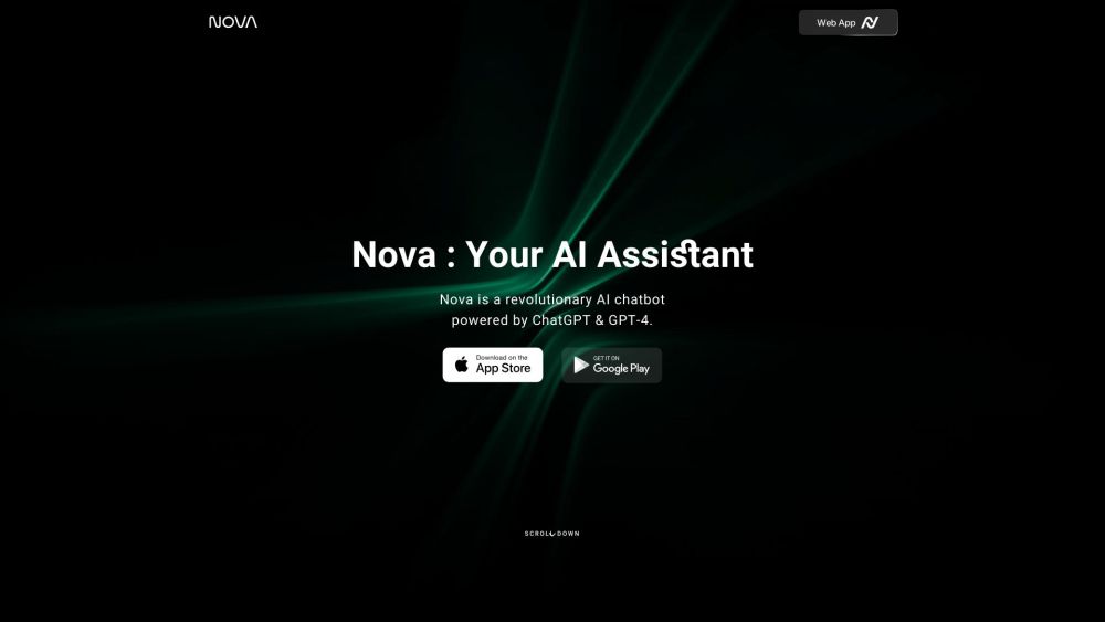 Novaapp Ai website screenshot