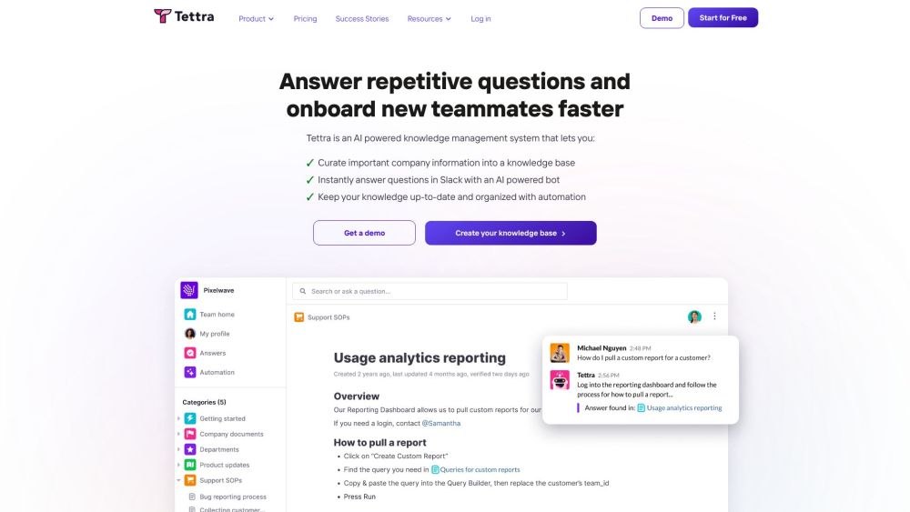 Kai By Tettra website screenshot