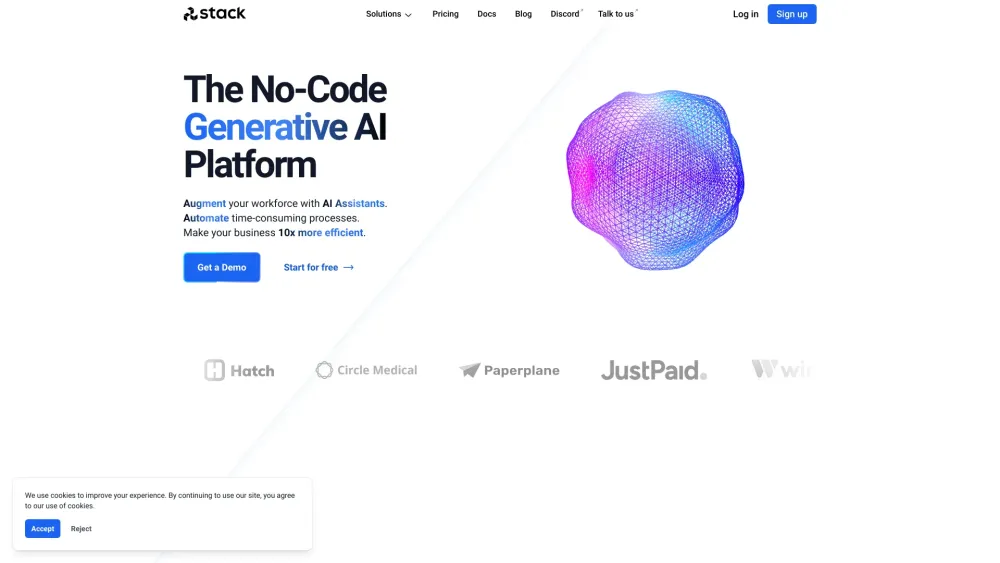 Stack Ai Com website screenshot
