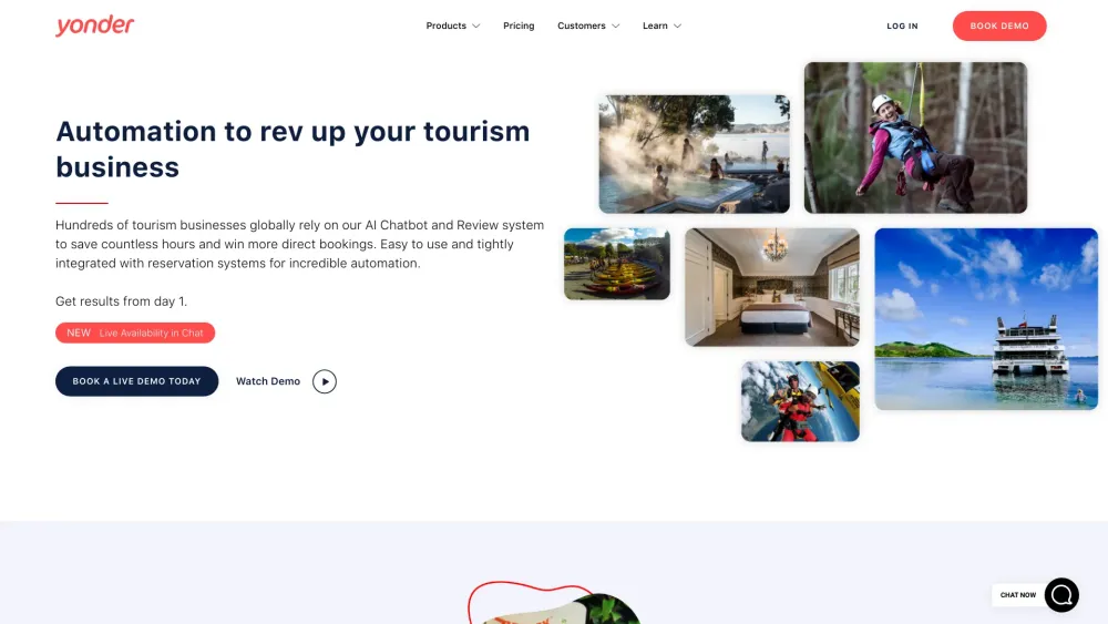 Yonderhq Com website screenshot