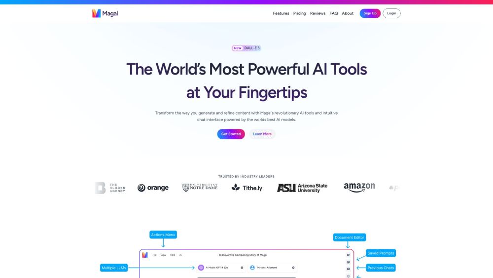 Magai Co website screenshot